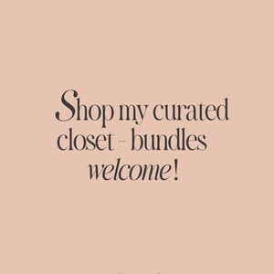 Shop My Curated Closet Bundles